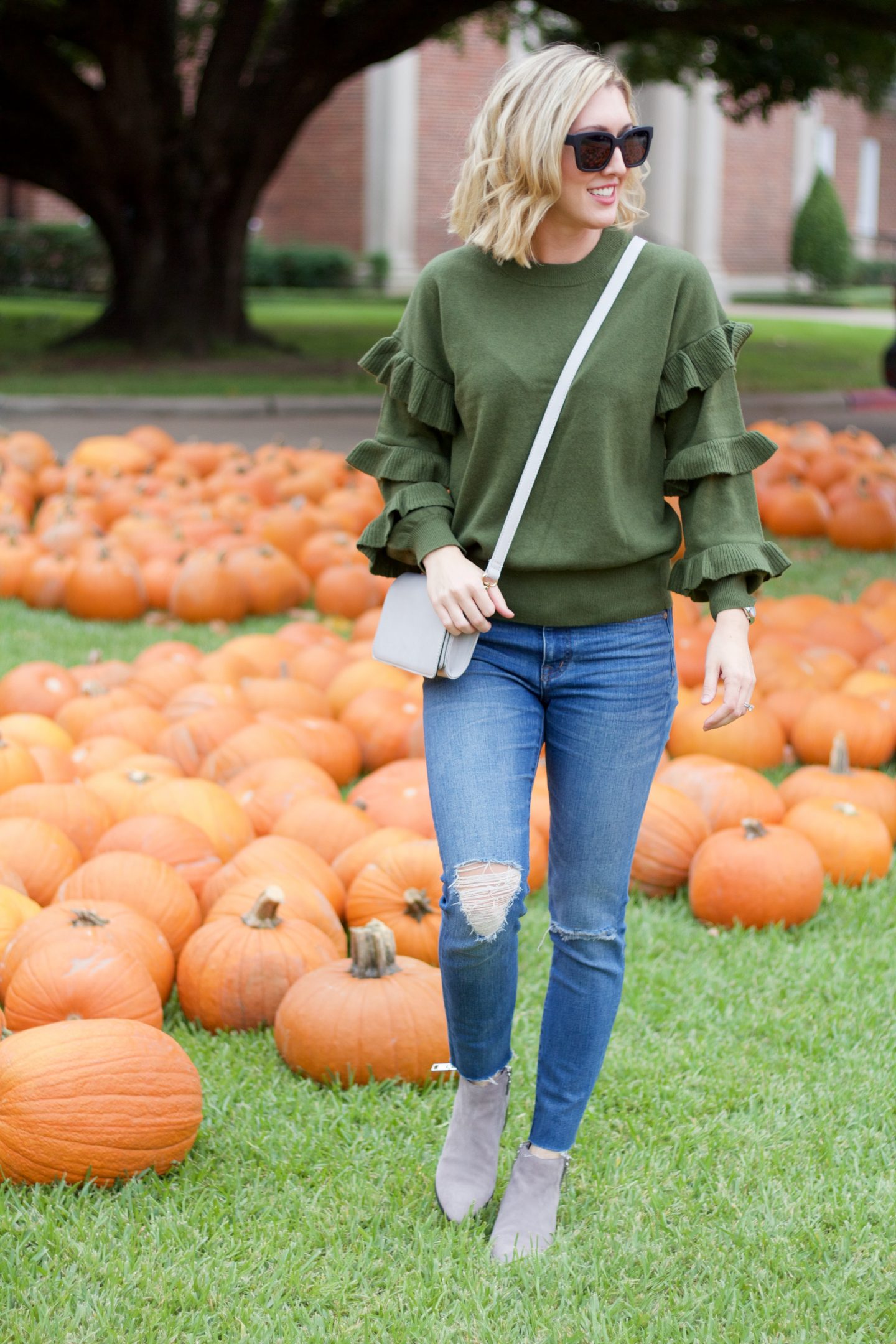 jcrew ruffle sweater