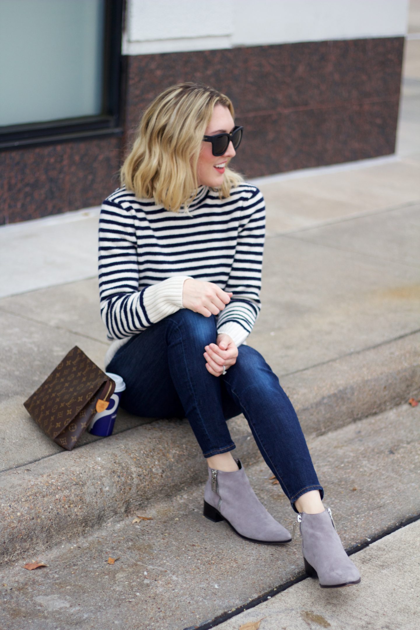 camel or navy Jcrew sweater 2017