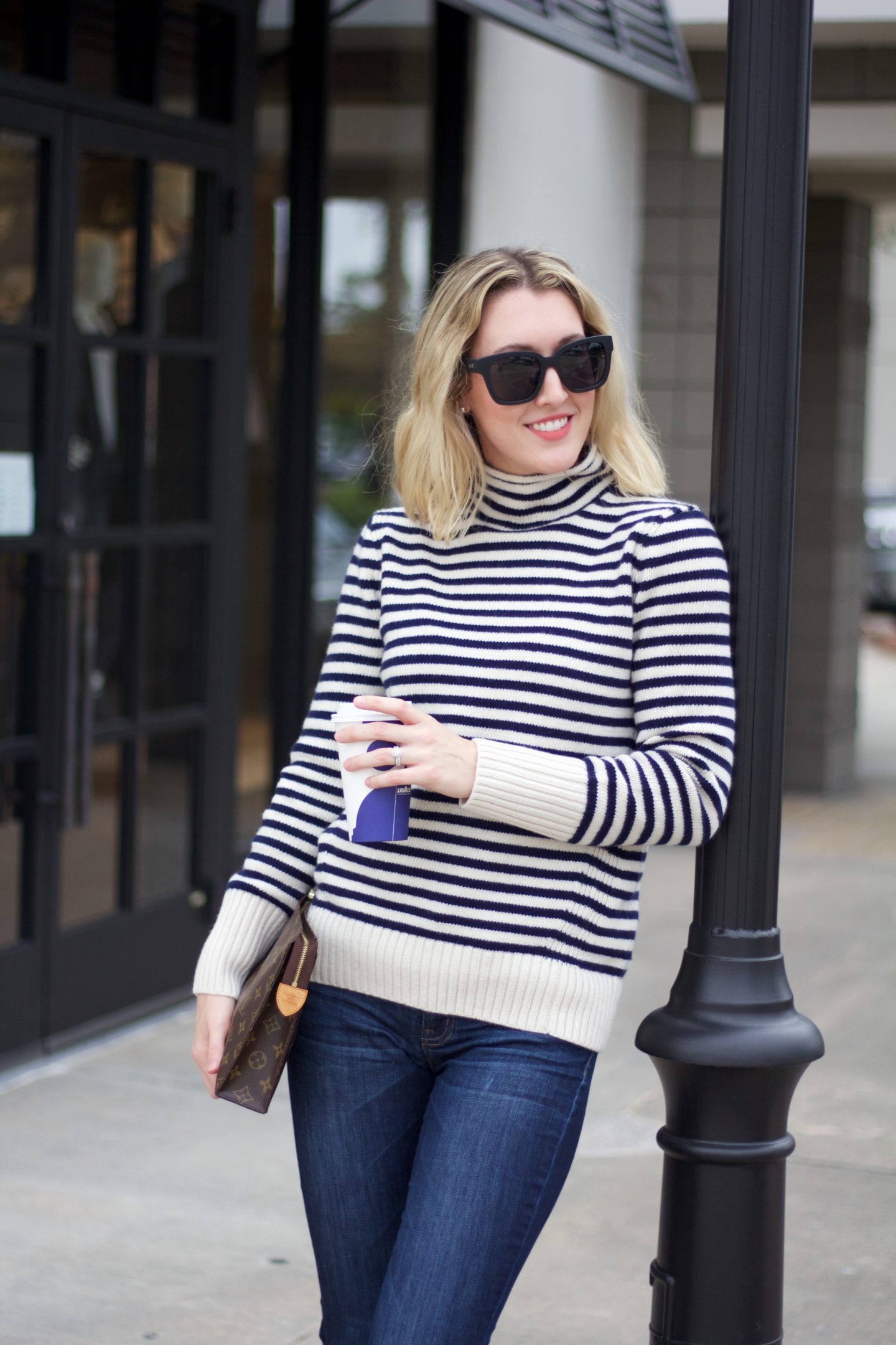 camel or navy Jcrew sweater 2017