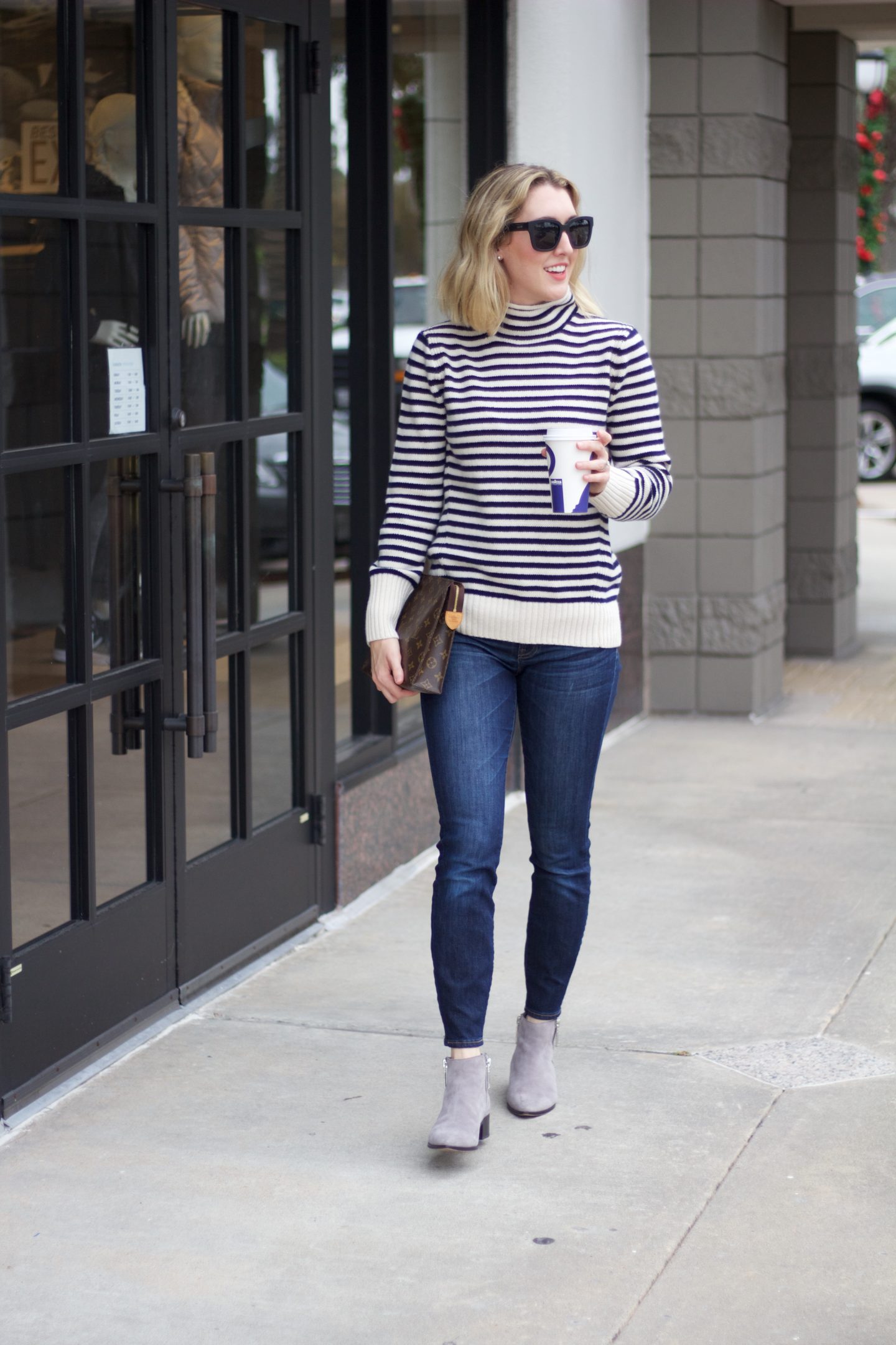 camel or navy Jcrew sweater 2017