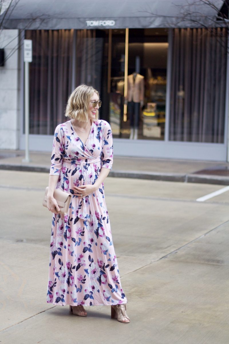 florals for spring-the perfect maternity dresses