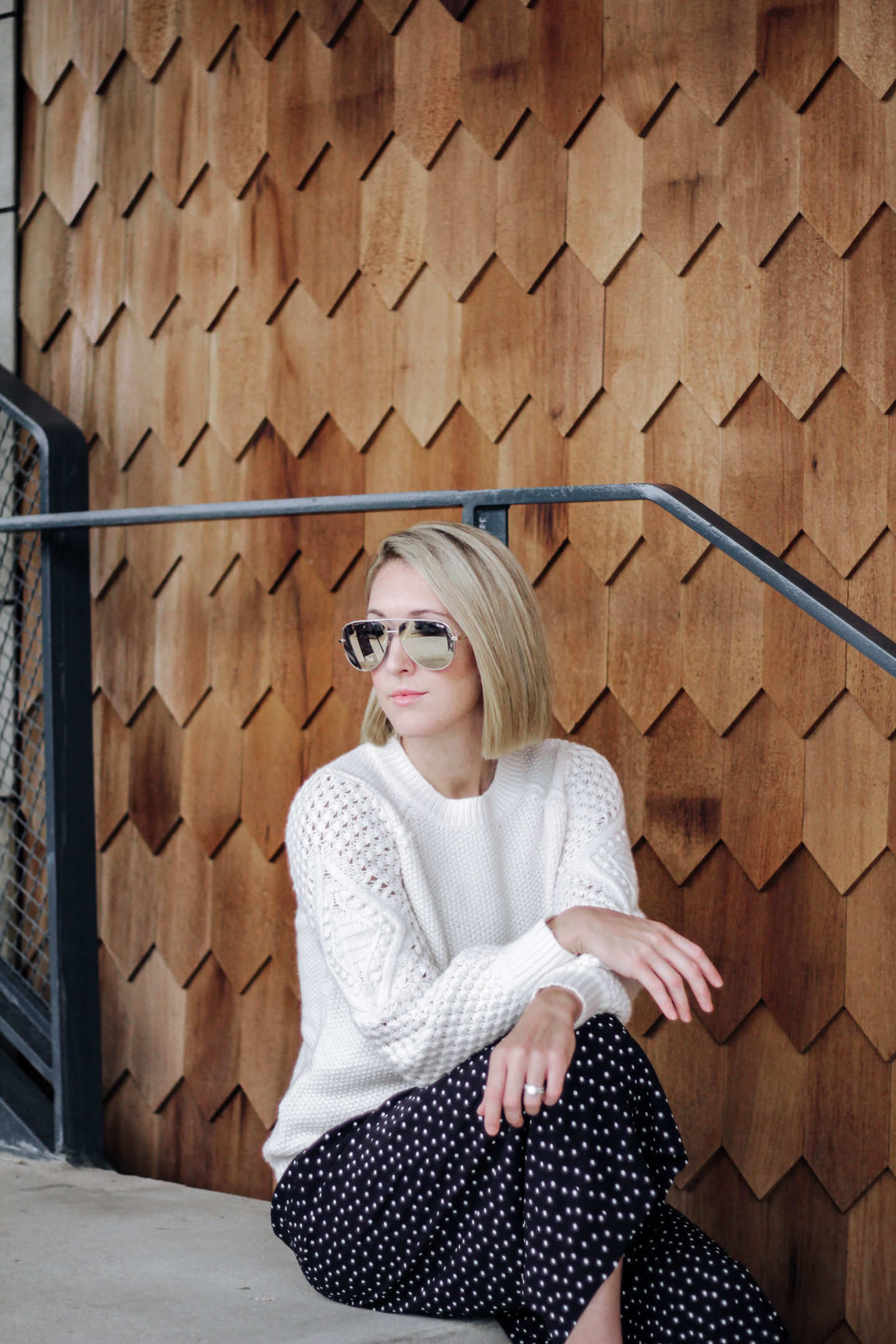 Loft polka shop dot sweater